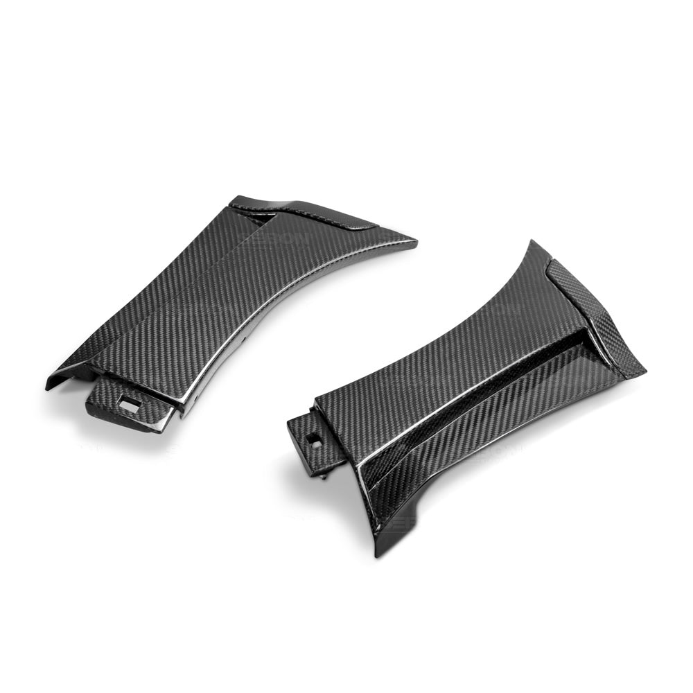 Seibon Carbon Fiber Fender Caps - 2015-2021 Subaru WRX / STI